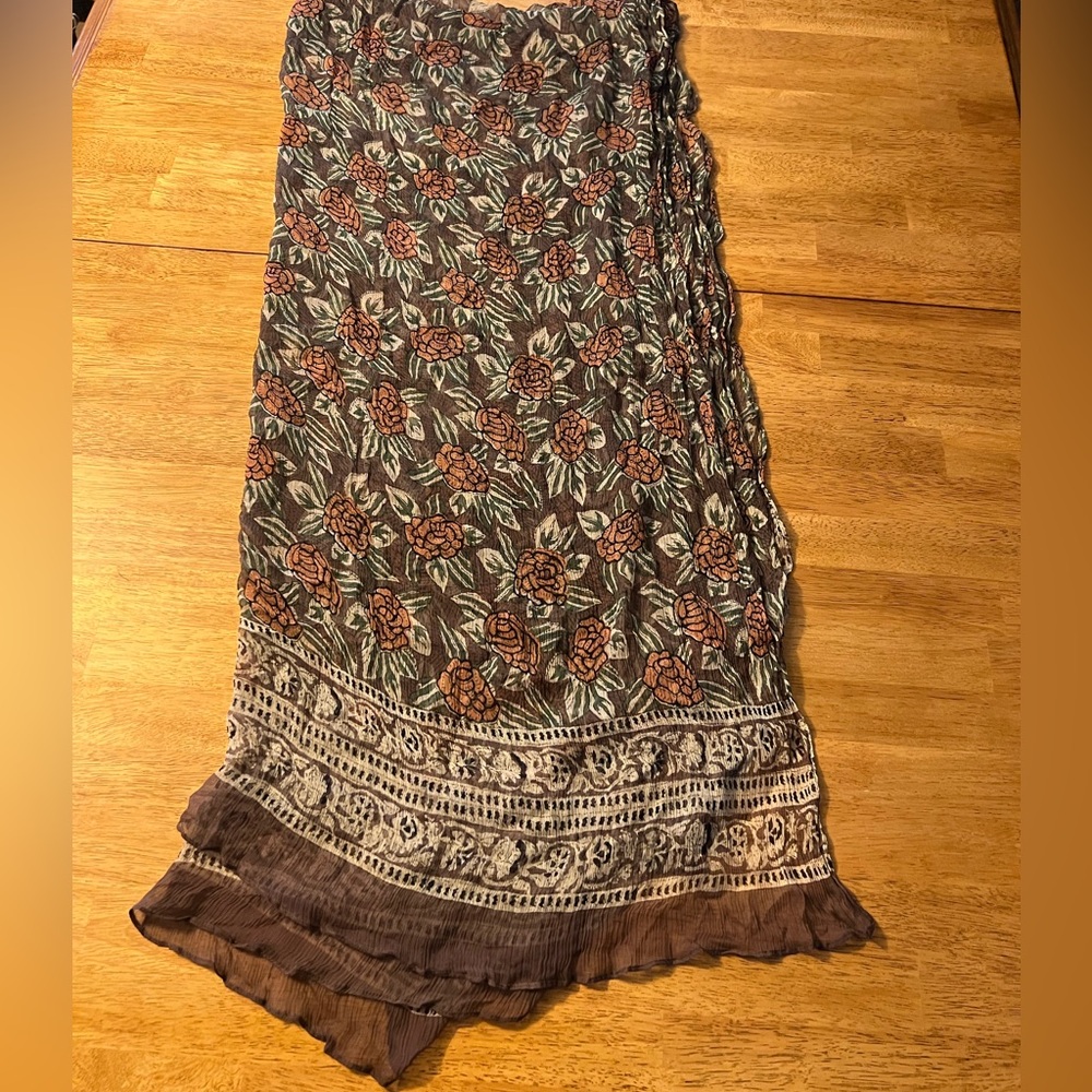 Free People Floral Scarf